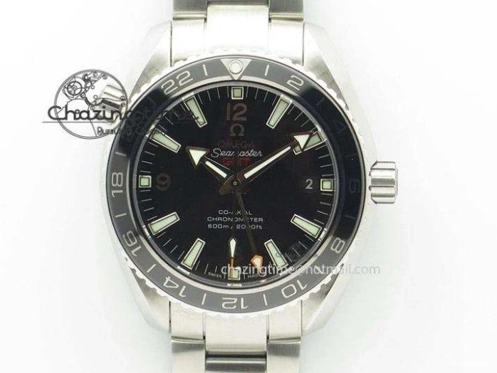 0306 Planet Ocean GMT 42mm V6F Best Edition Blue Bezel Blue Dial On SS Bracelet A ModernLook 8274